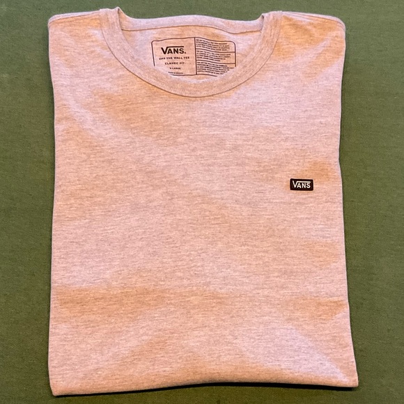 Vans Off The Wall Classic Long Sleeve T-Shirt ATHLETIC HEATHER gray Size X-Large - Picture 9 of 9